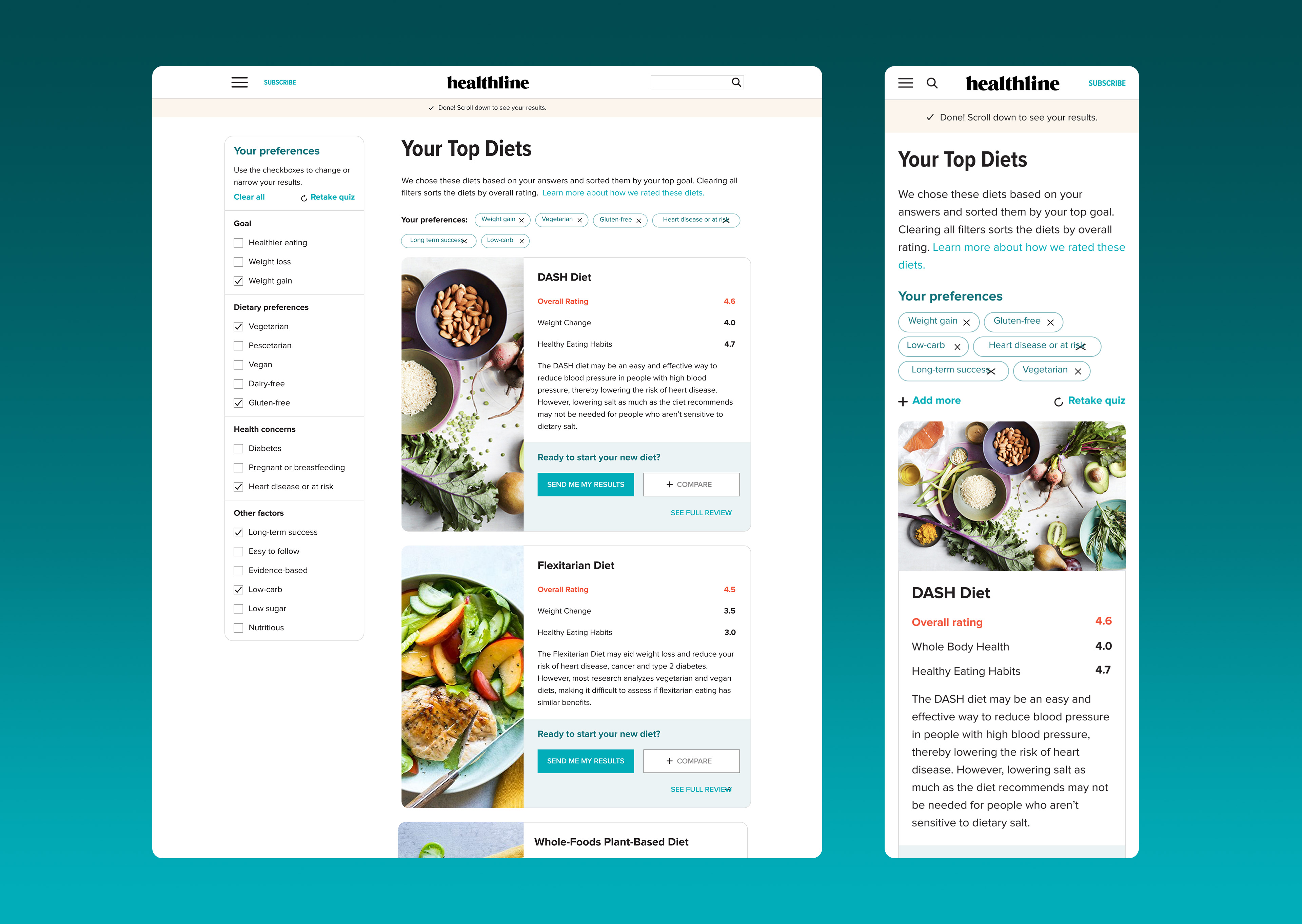 Healthline Top Diets feature