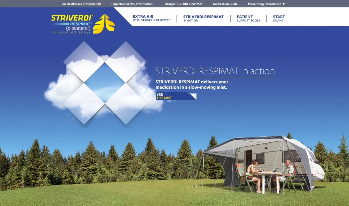 Striverdi homepage — This Way to the Mist hover state